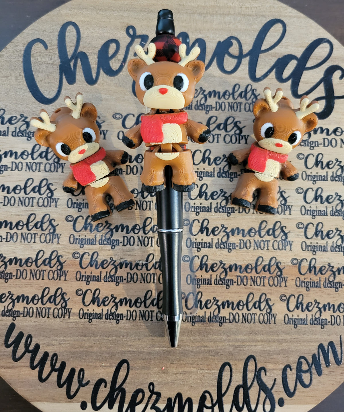 CE 3d printed focal Bead DANGLERZ-rudolph