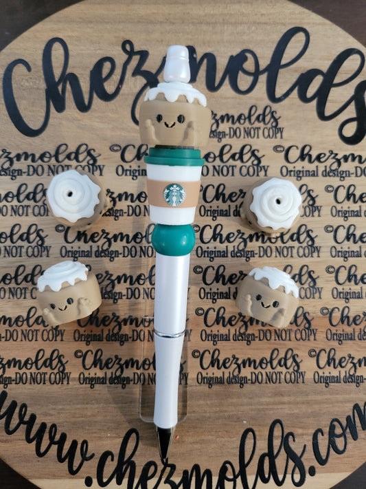 CE 3d printed focal Bead-Cinna roll NONK
