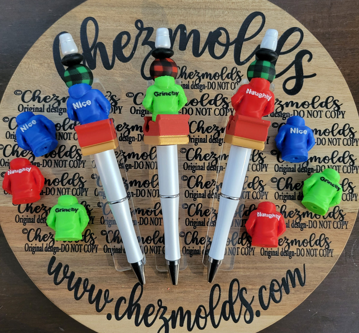 CE 3d printed Holiday jackets-  focal Bead