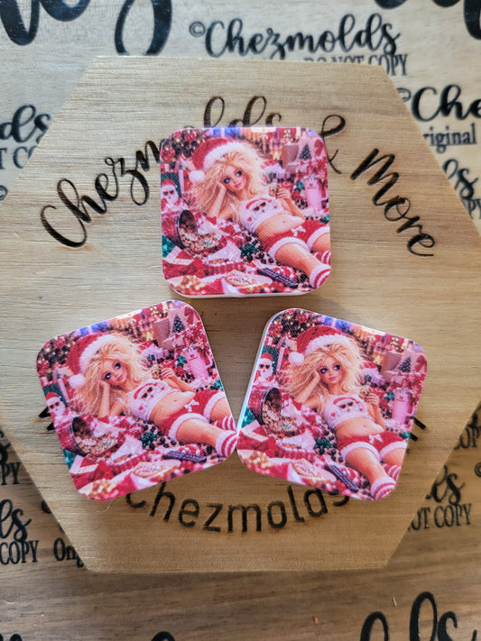 CE 3d printed focal Bead-BarB- christmas cookies