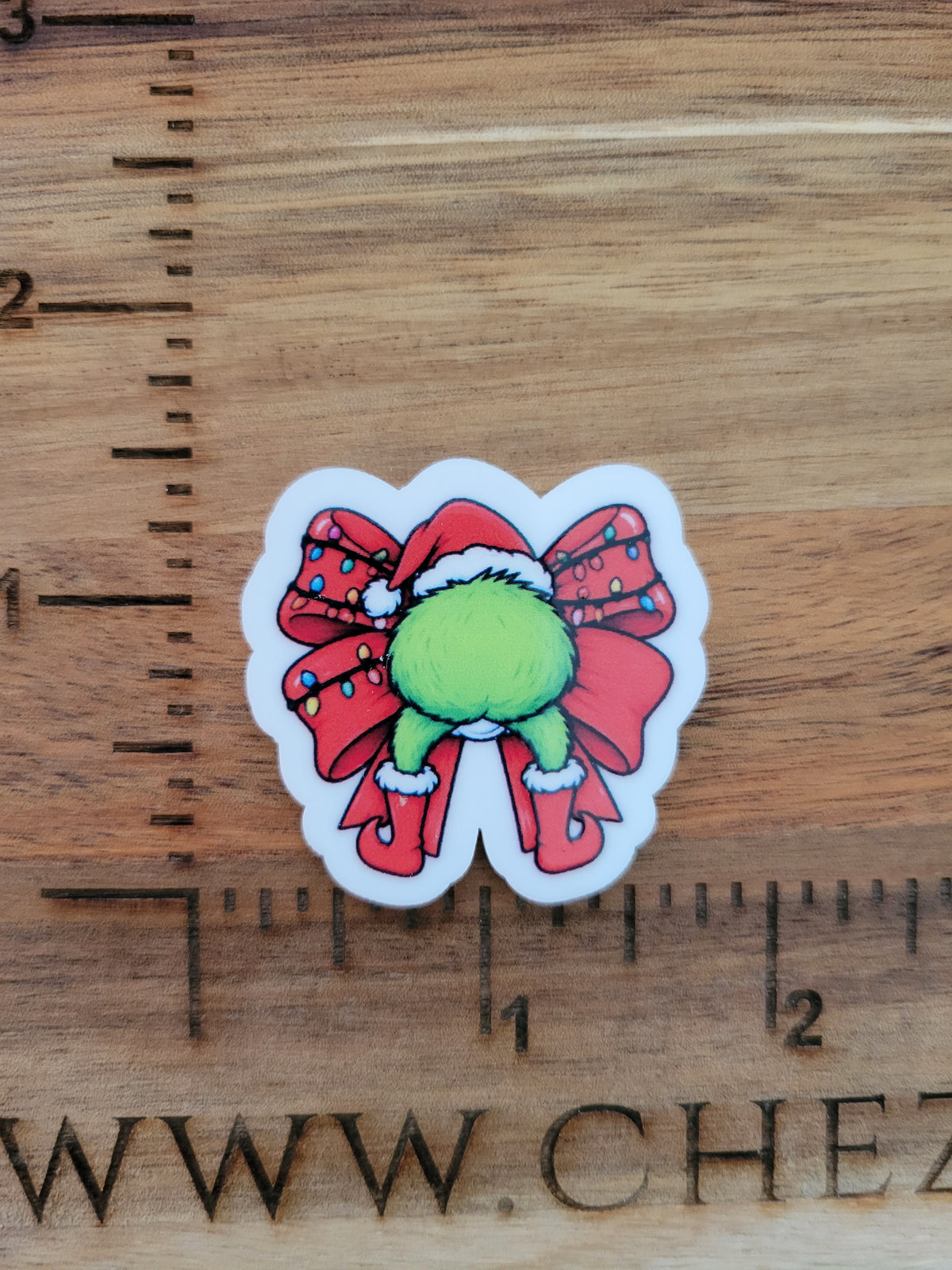 uv printed acrylic flatback-G butt bows