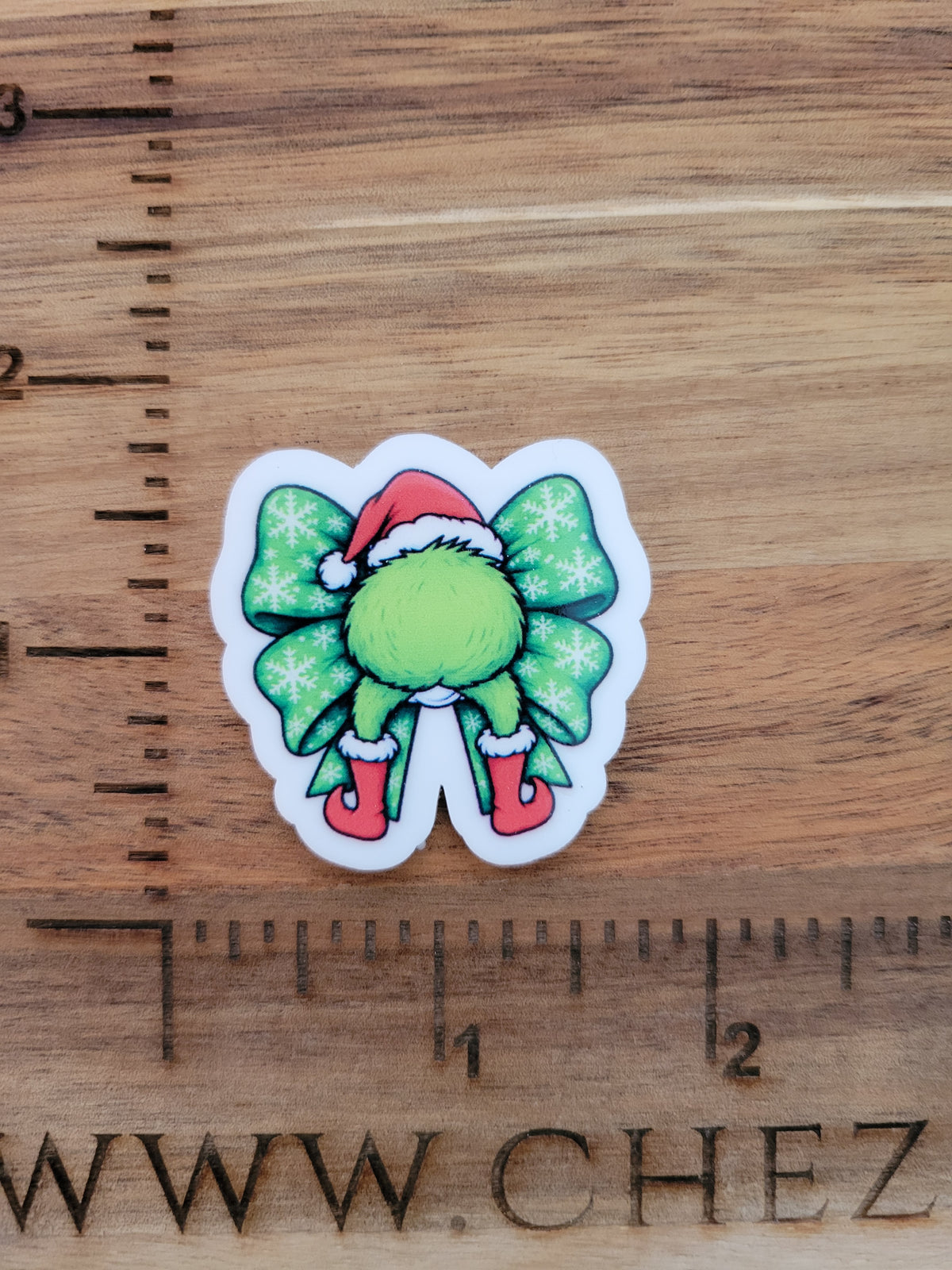 uv printed acrylic flatback-G butt bows