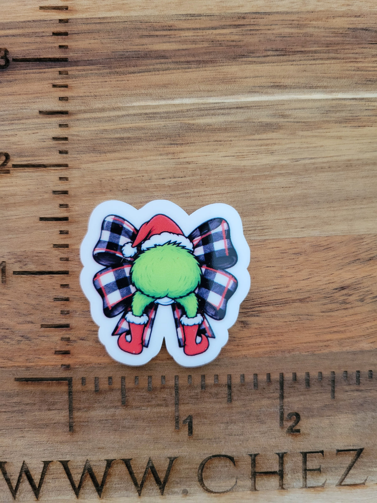 uv printed acrylic flatback-G butt bows