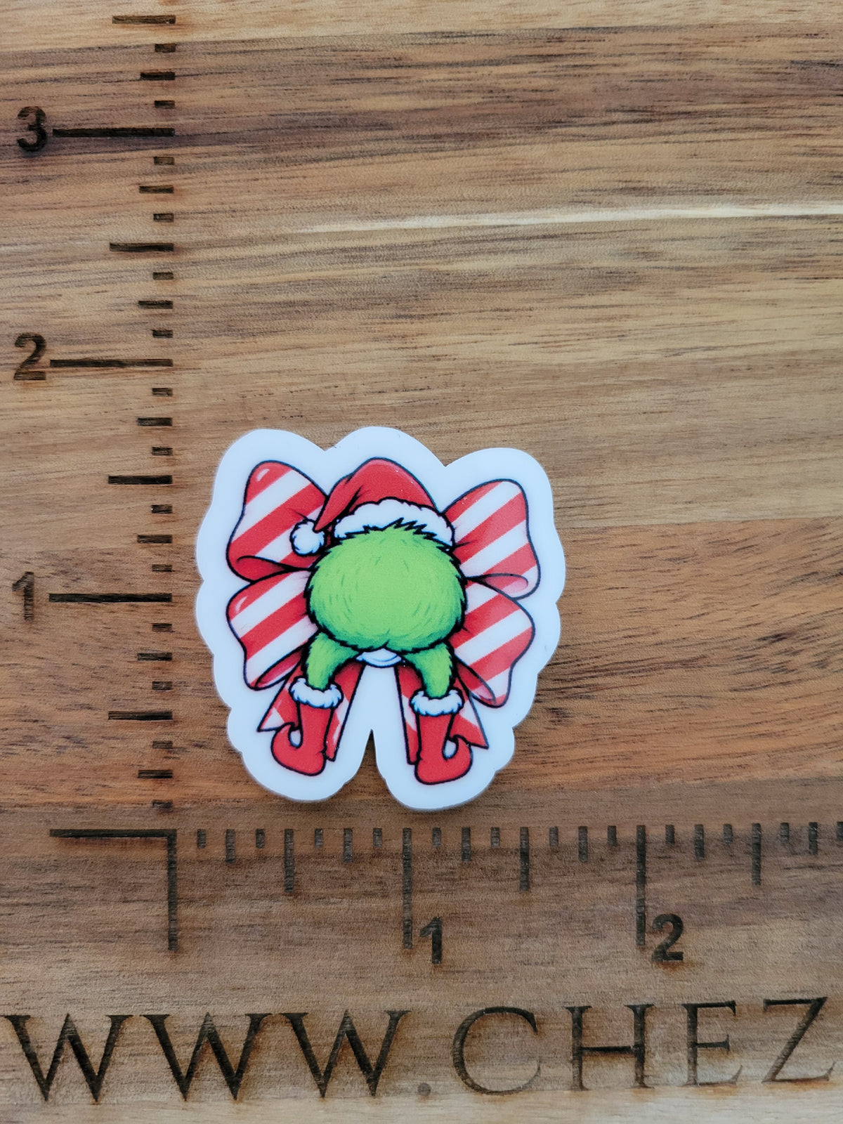 uv printed acrylic flatback-G butt bows