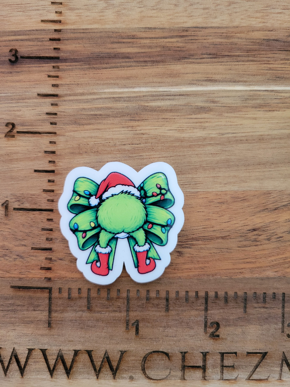uv printed acrylic flatback-G butt bows