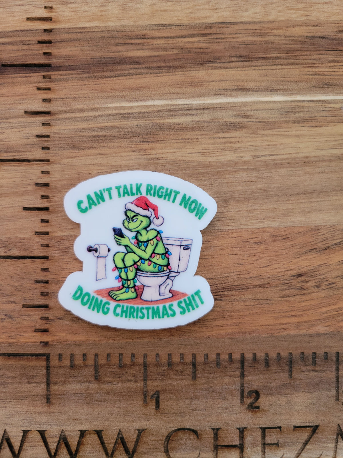 uv printed acrylic flatback- cant talk right now doing christmas sh*t