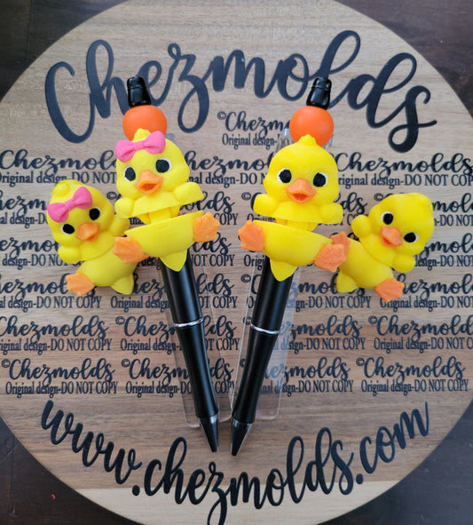 CE 3d printed focal Bead DANGLERZ-rubber ducky