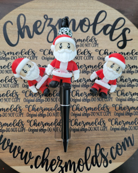 CE 3d printed focal Bead DANGLERZ-Santa