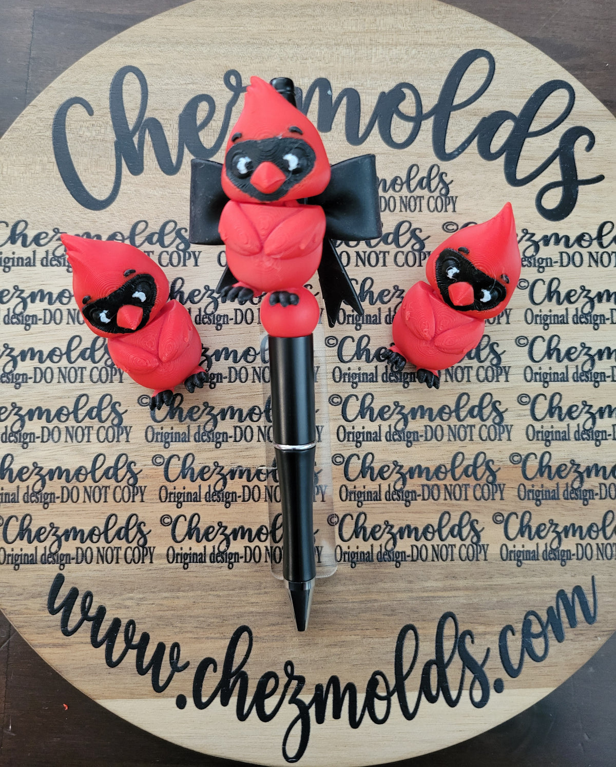 CE 3d printed focal Bead DANGLERZ-cardinal