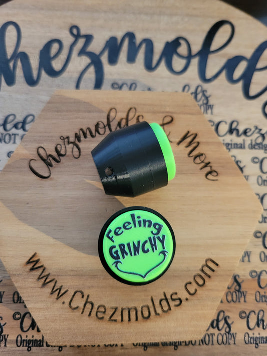 CE 3d printed Clicky button- feeling Grinchy