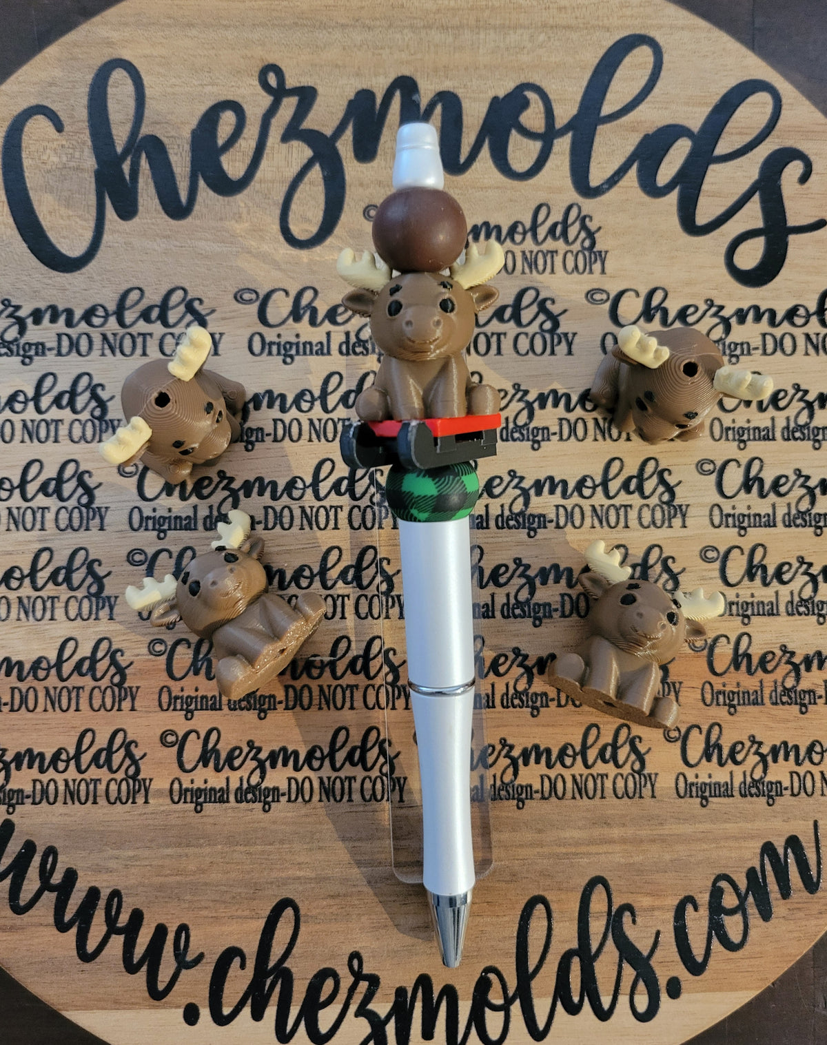 CE 3d printed focal Bead-Moosey NONK