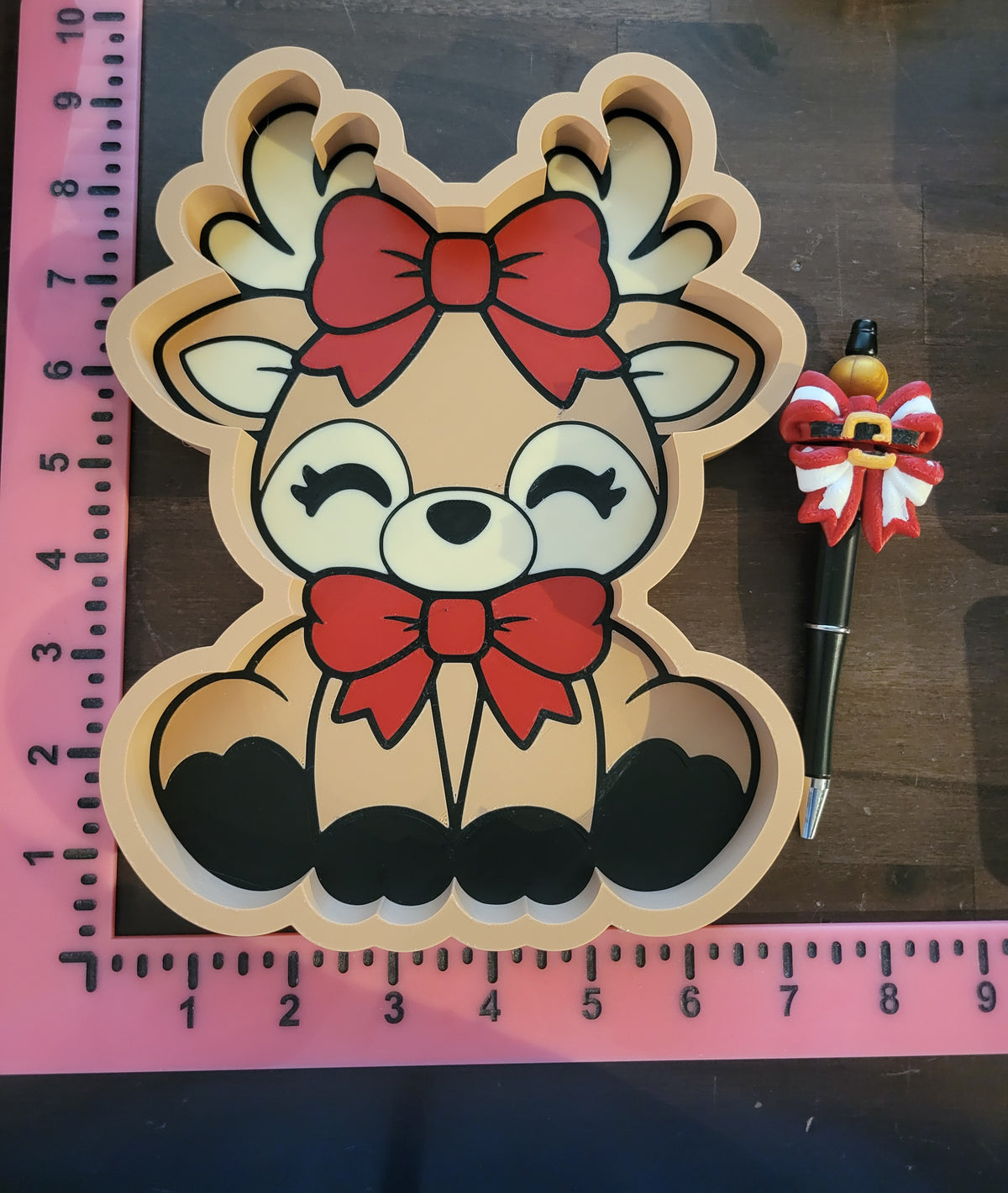 Bead Tray- xl reindeer