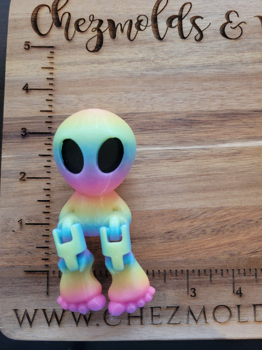3d printed XL Chez Buddy- alien - GLOW