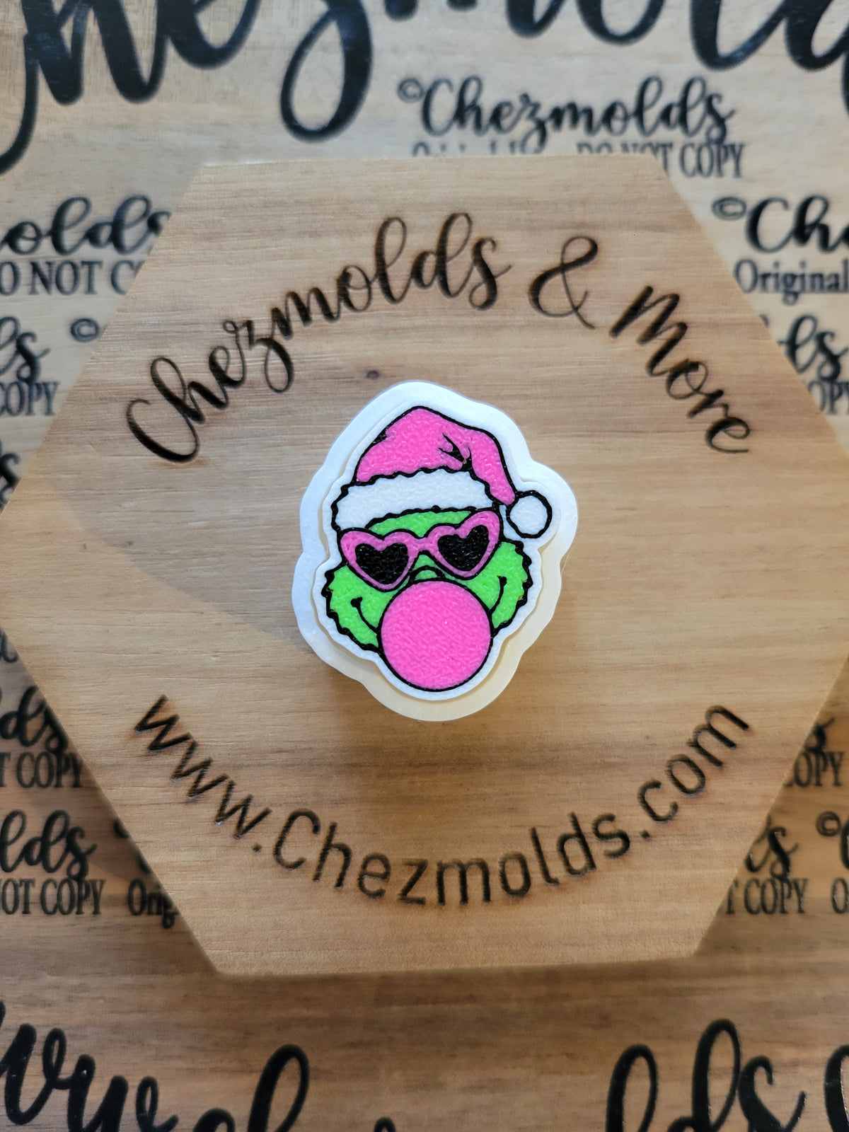CE 3d printed  fidget clicker- with keychain hole -G bubble