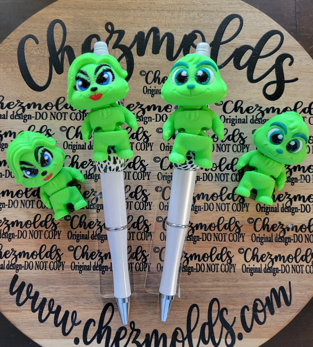 CE 3d printed focal Bead DANGLERZ-Mr and Mrs G