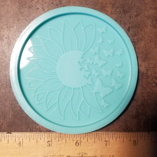 Sunflower Butterfly Coaster Molds