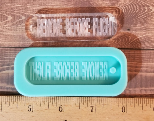 Remove Before Flight Keychain Mold