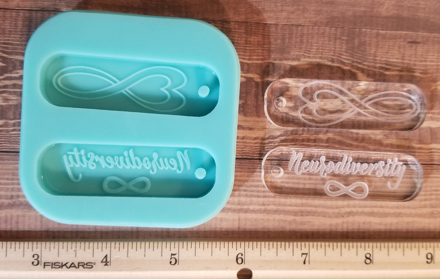 Ribbon Awareness Key Tag Molds