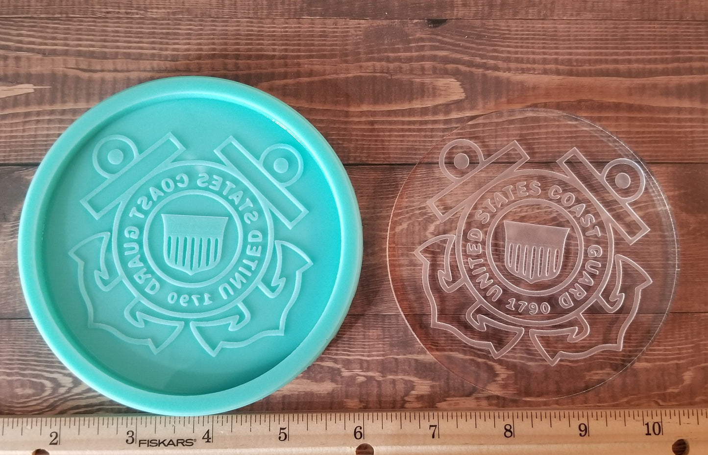 USCG Anchor Coaster Mold