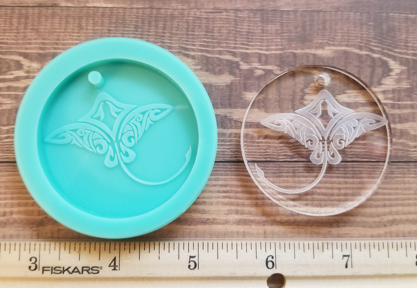 Manta Ray Keychain Mold