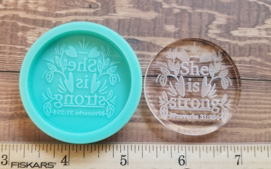 She Is Strong Phone Grip Mold