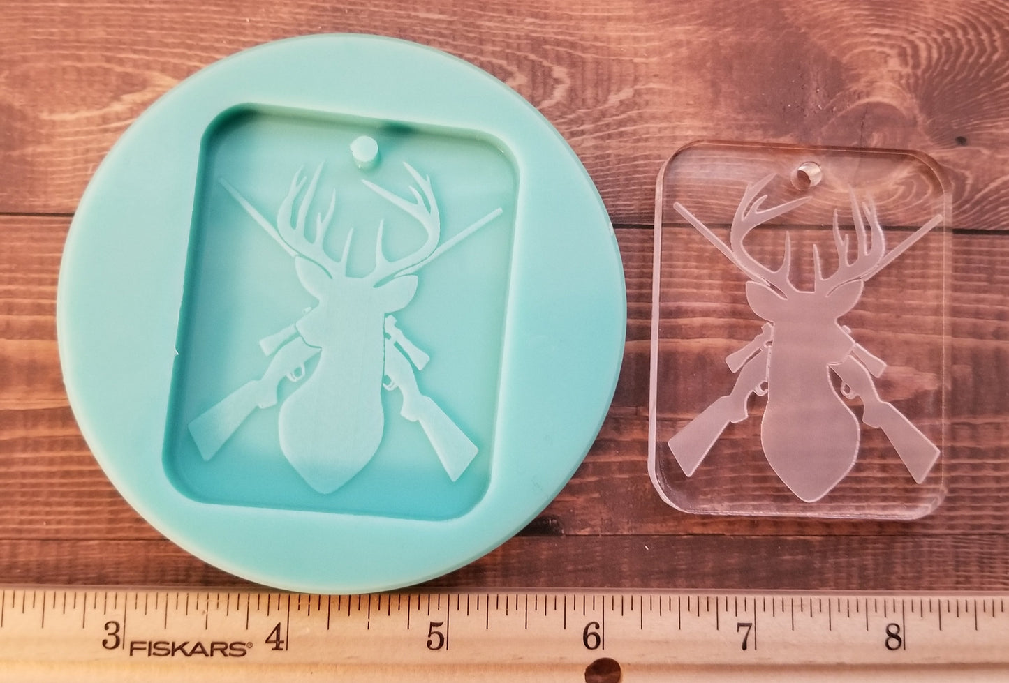 Dad Hunting Keychain Mold