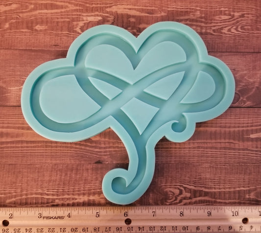 Large Infinity Heart Mold