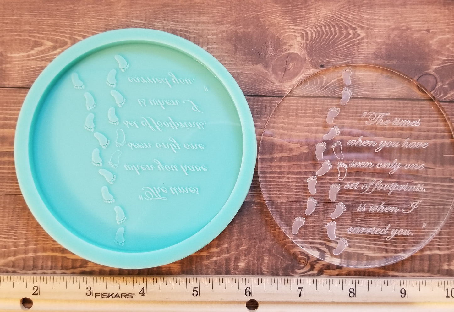 Footprint Coaster Mold