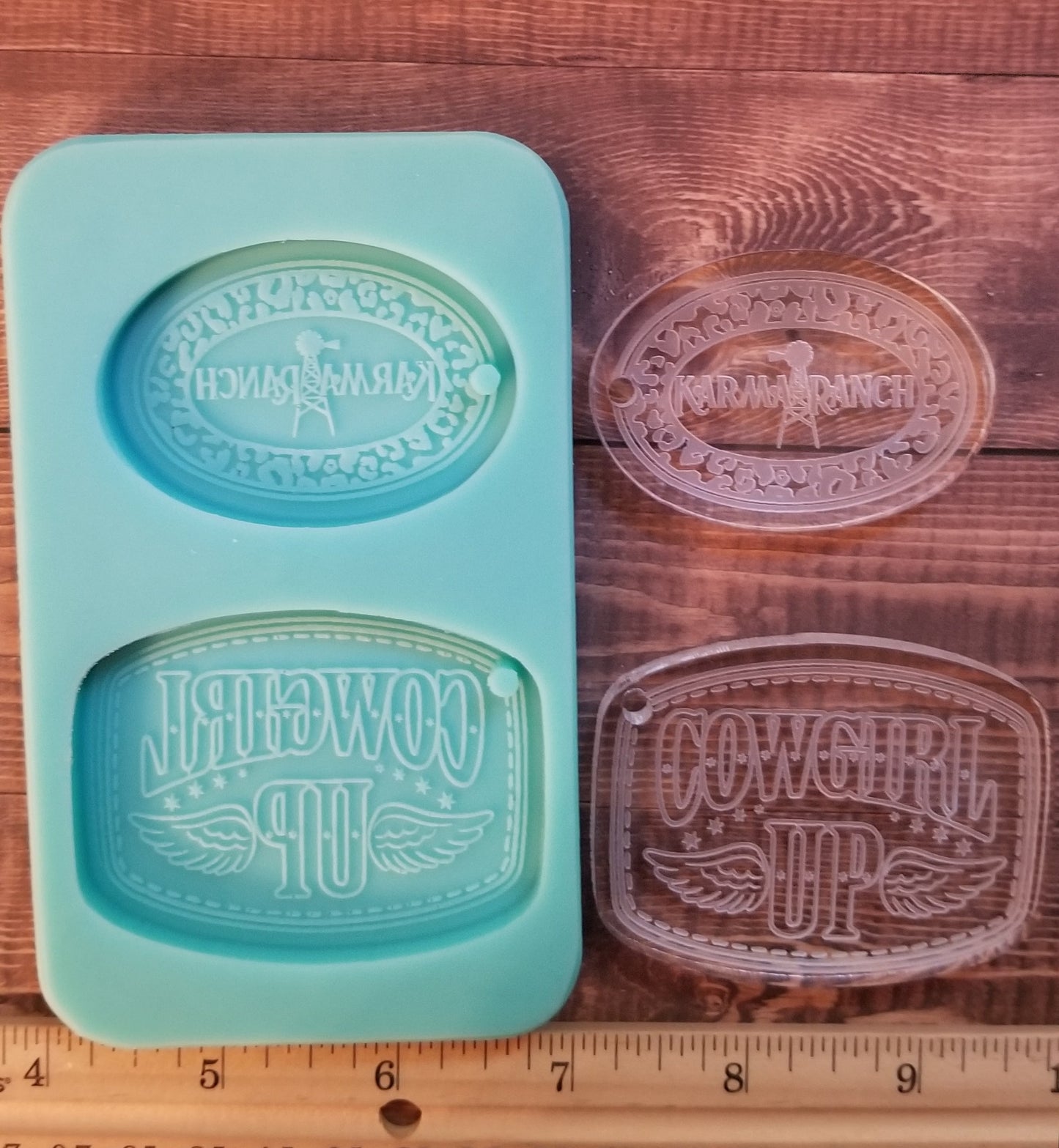 Buckle keychain molds