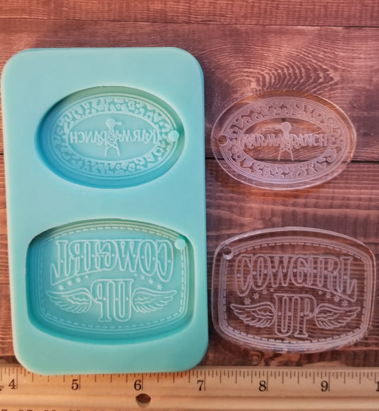 Buckle keychain molds