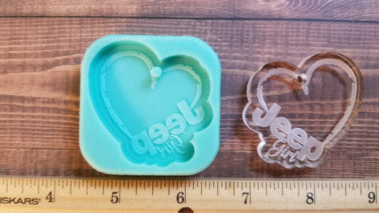 Jeep Inspired Keychain Mold