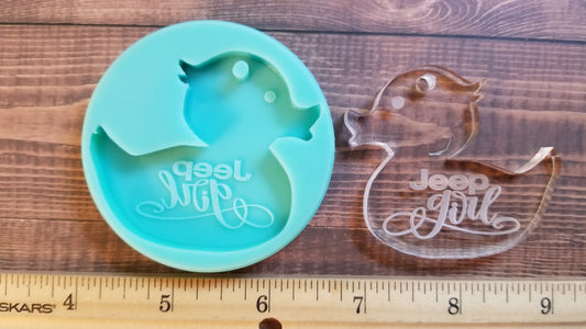 Jeep Inspired Duck Keychain Mold