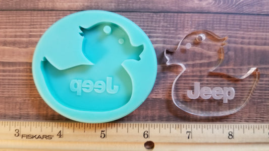 Jeep Inspired Duck Keychain Mold
