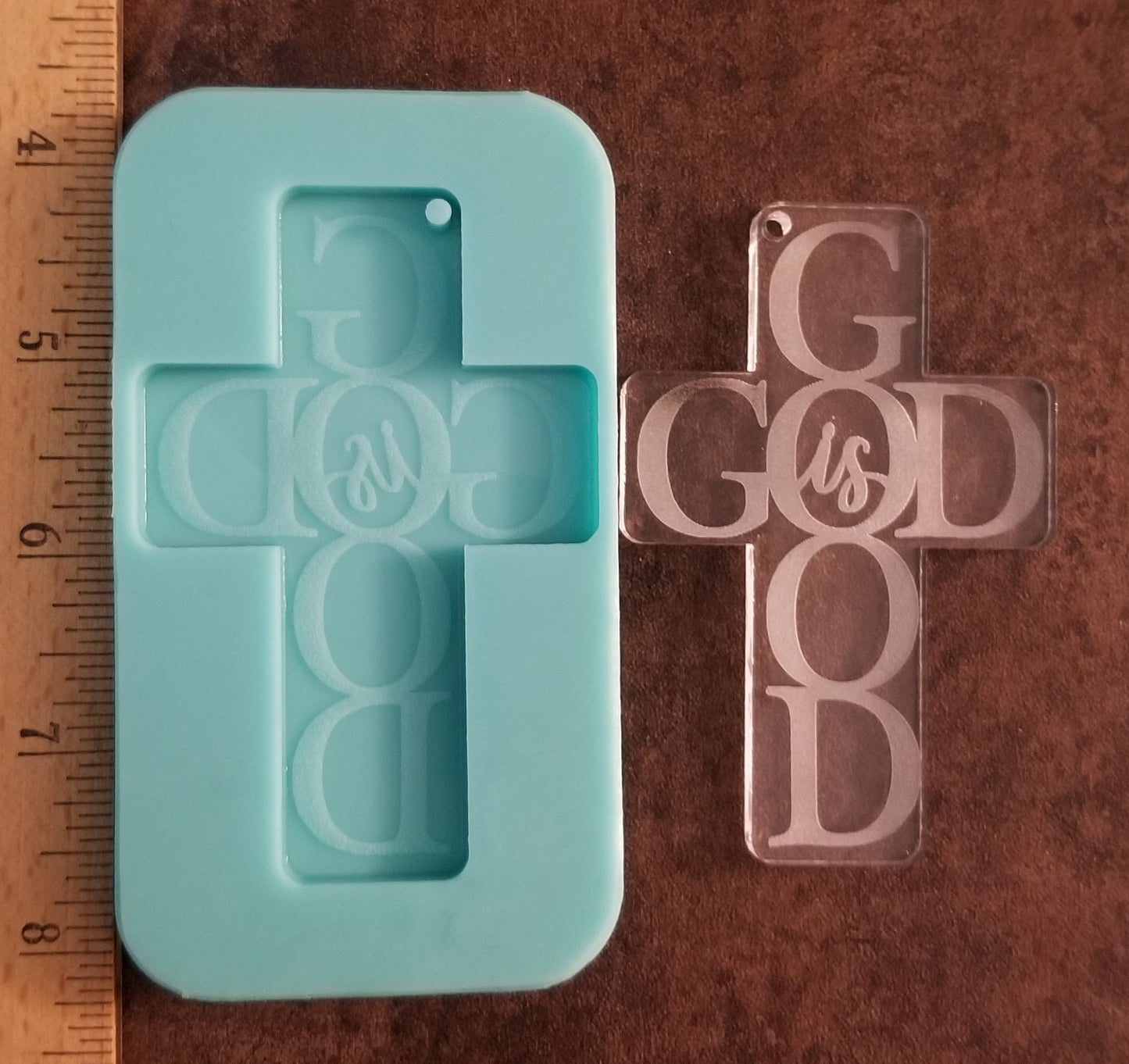 Cross Keychain Mold