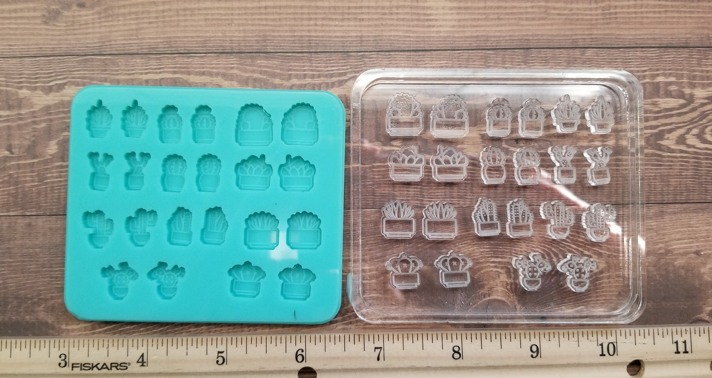 Succulent Stud Earring Mold