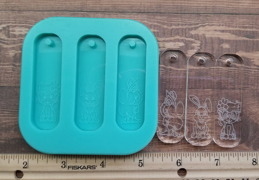 Spring Themed Key Tag Molds