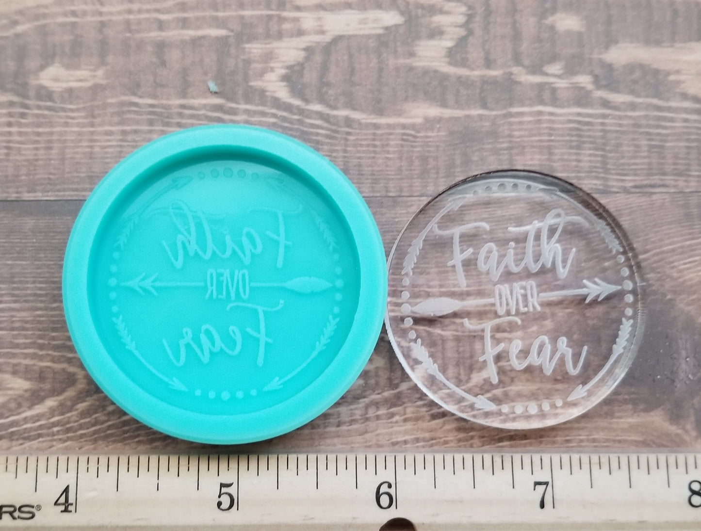 Faith Over fear Phone Grip Mold