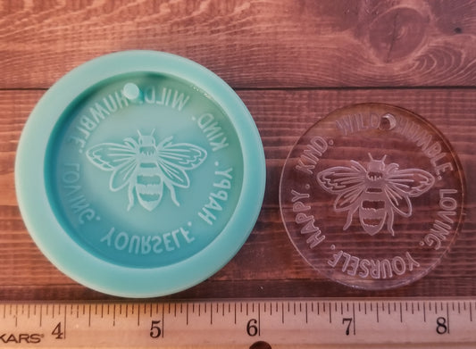 Bee Kind Keychain Mold