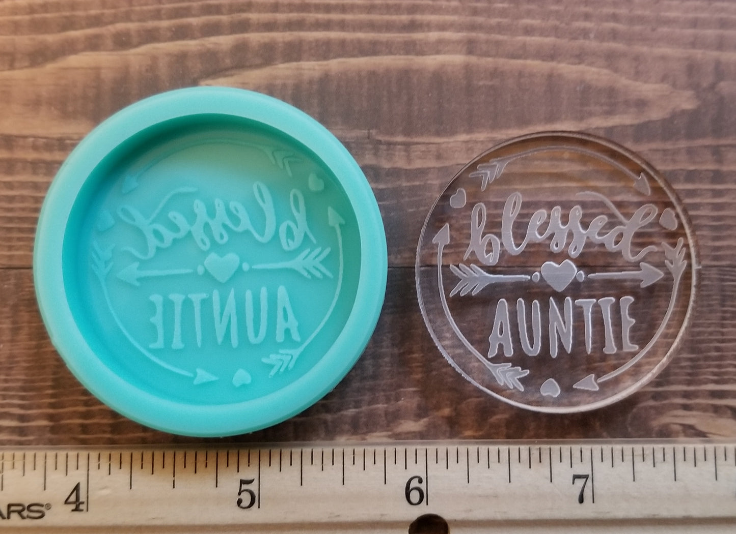 Blessed Auntie Phone Grip Mold