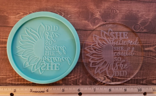 Sunflower Coaster Molds