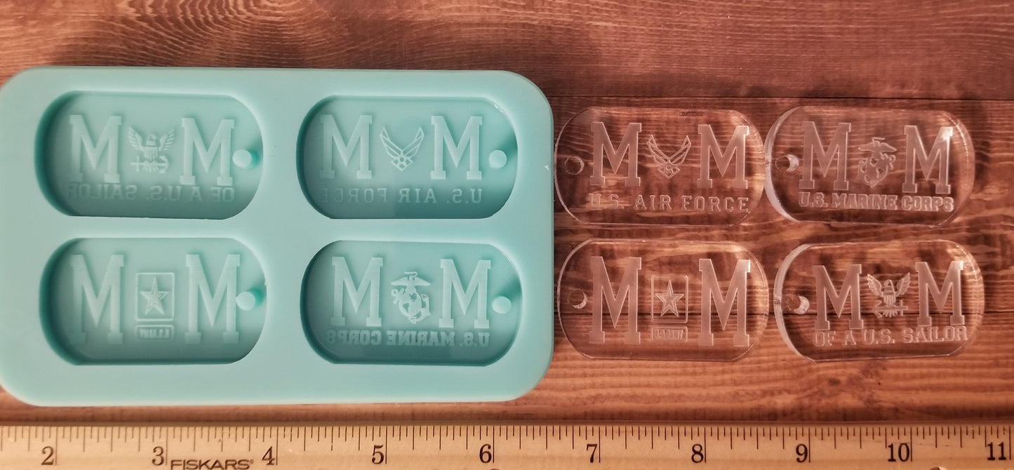 Military Mom Pendant or Keychain Mold