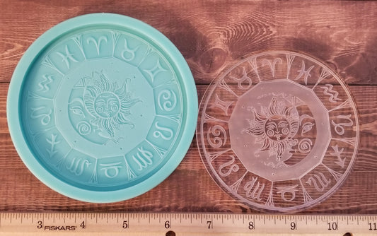 Sun and Moon Coaster Molds