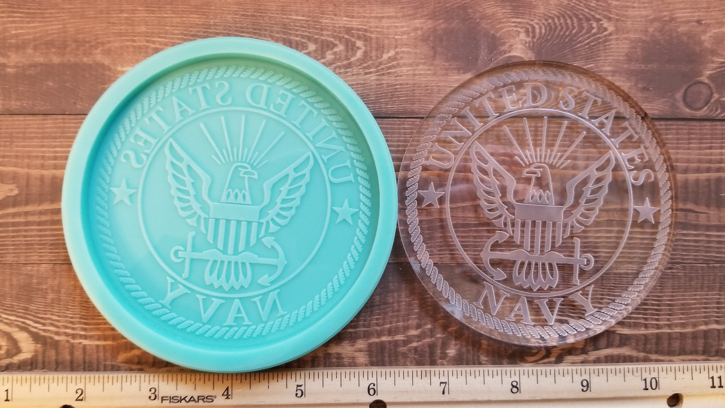 Navy Coaster Mold