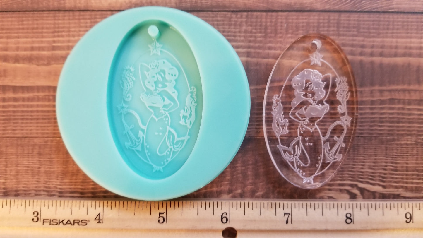 Mermaid Keychain Mold