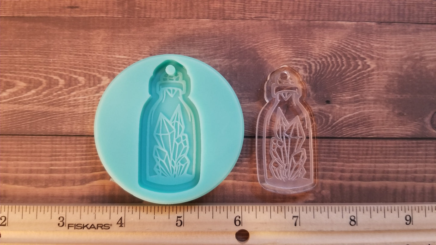 Crystal Bottle Keychain Mold