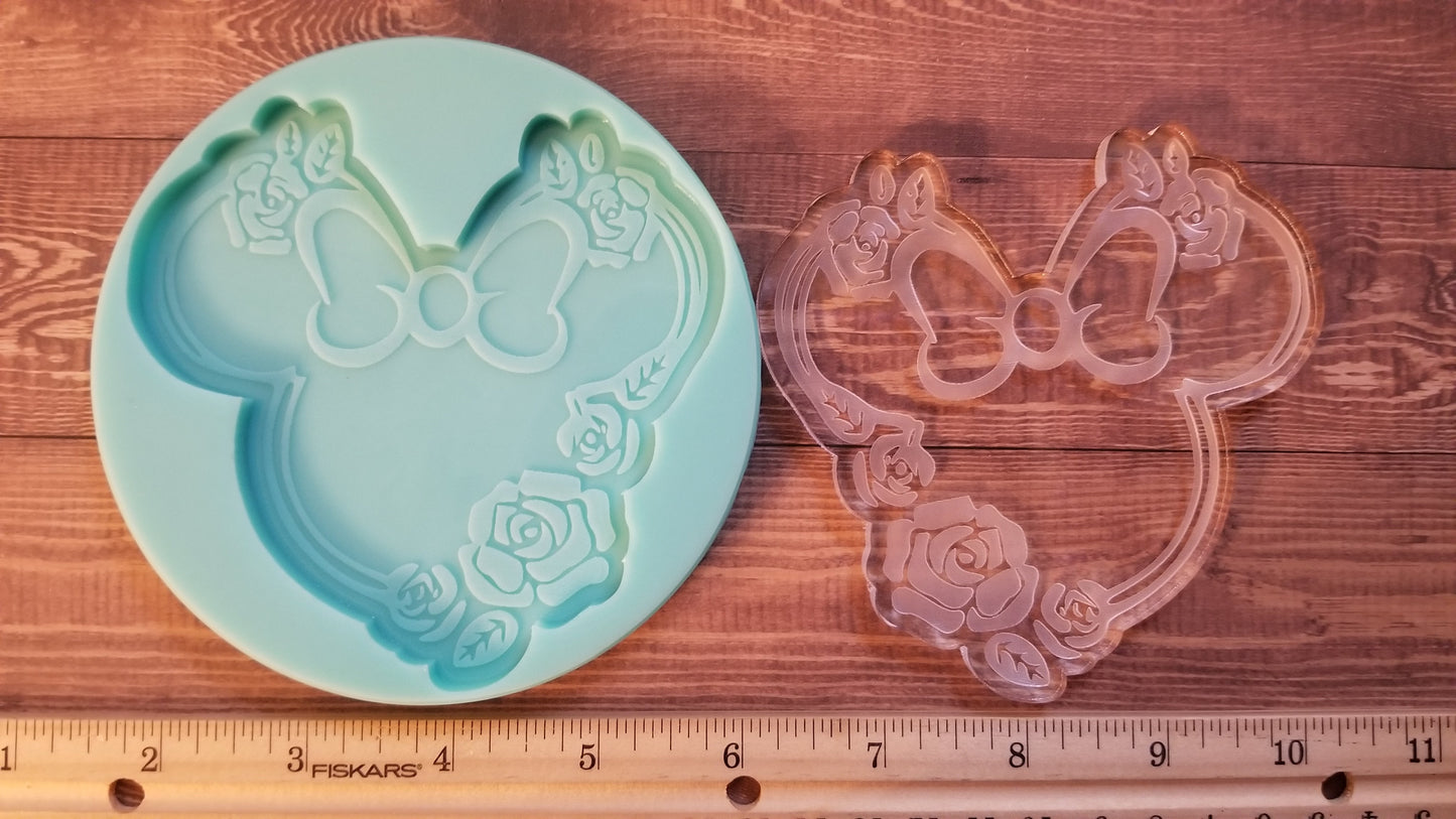 Floral MouseCoaster Molds