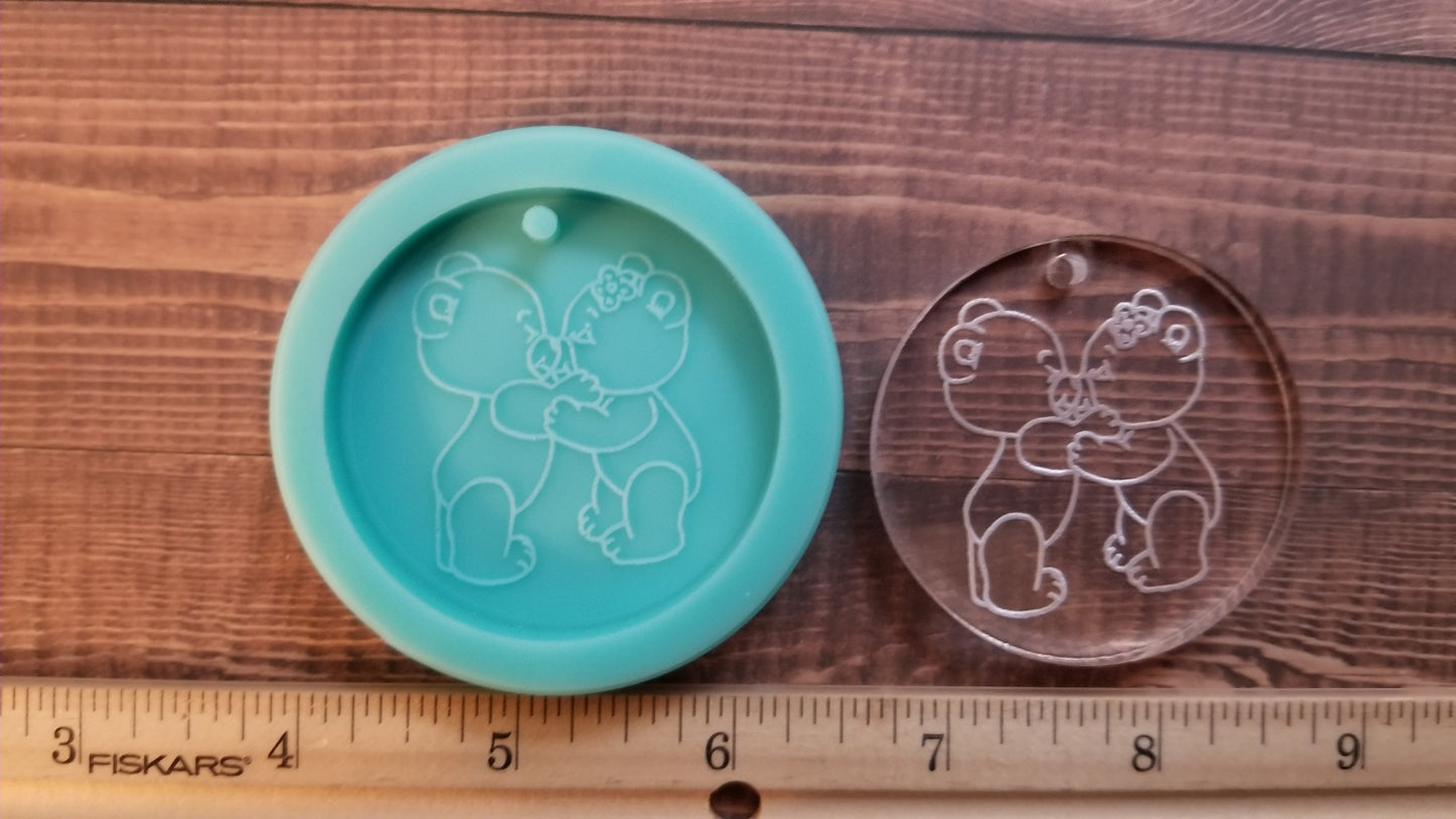 Cute Bear Keychain Mold