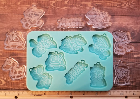 90s gamer Keychain Molds