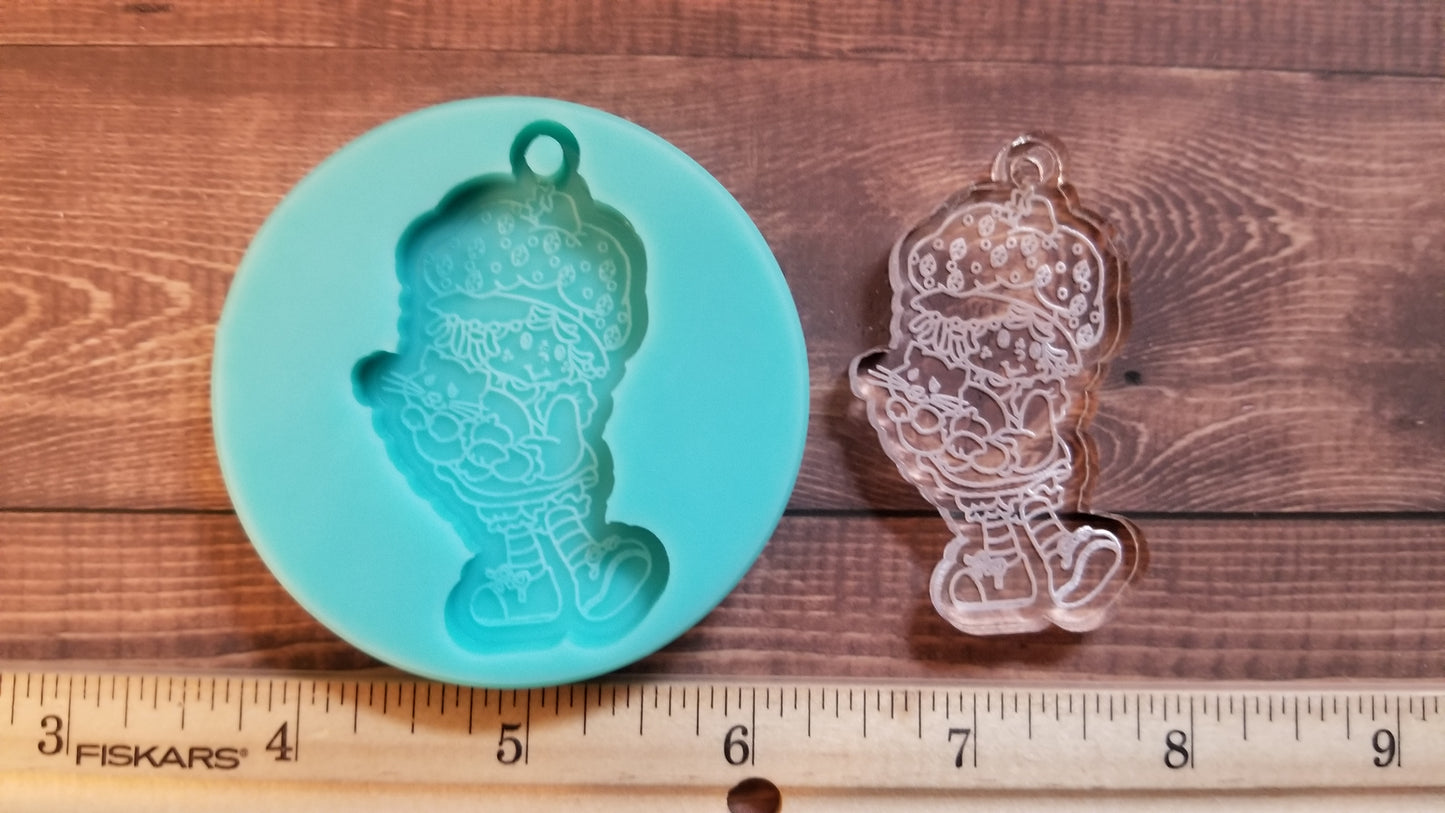 Strawberry Shortcake Inspired Keychain Mold