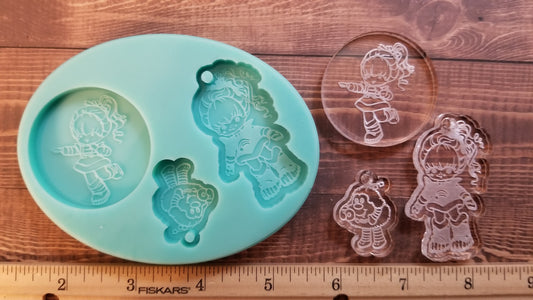 Rainbow Girl Molds